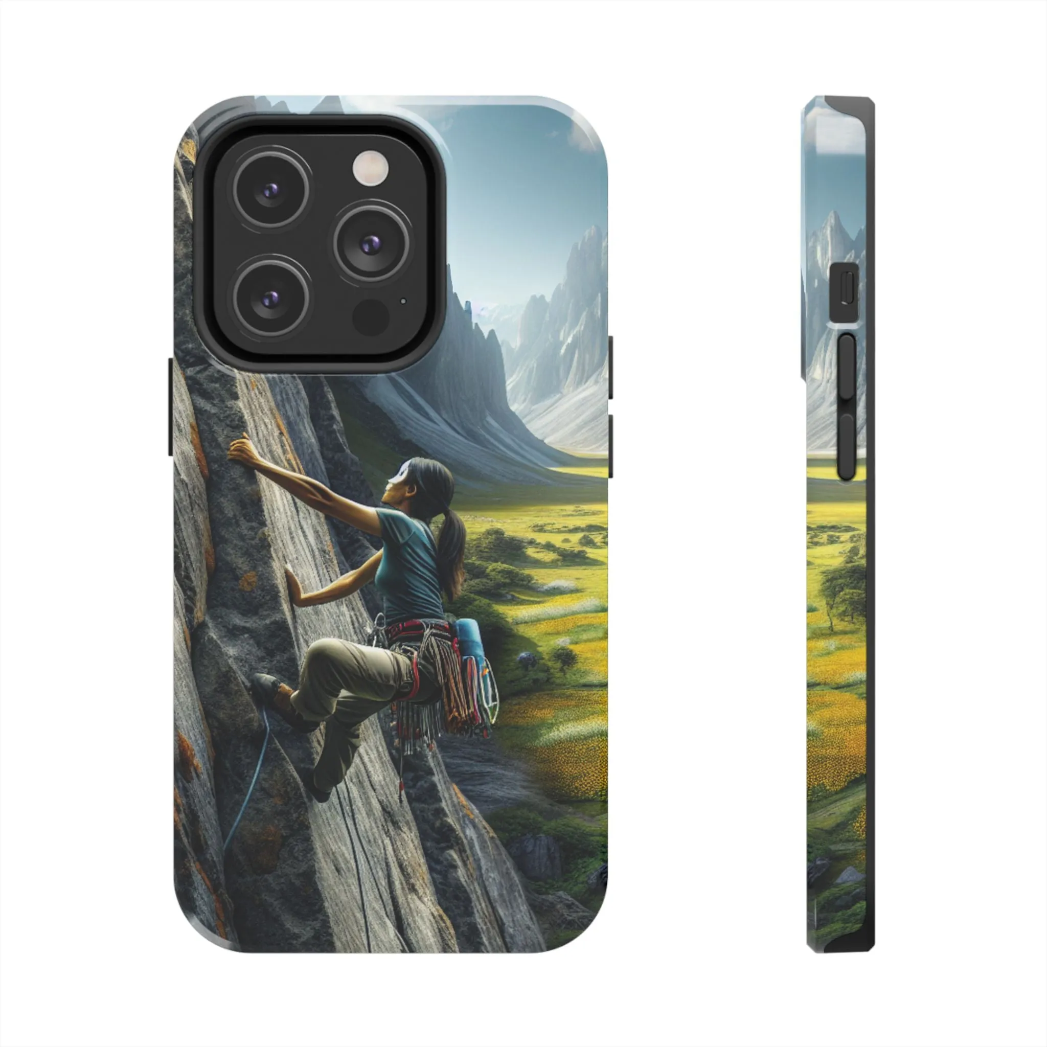 Rock Climbing Elation!  Tough Phone Cases