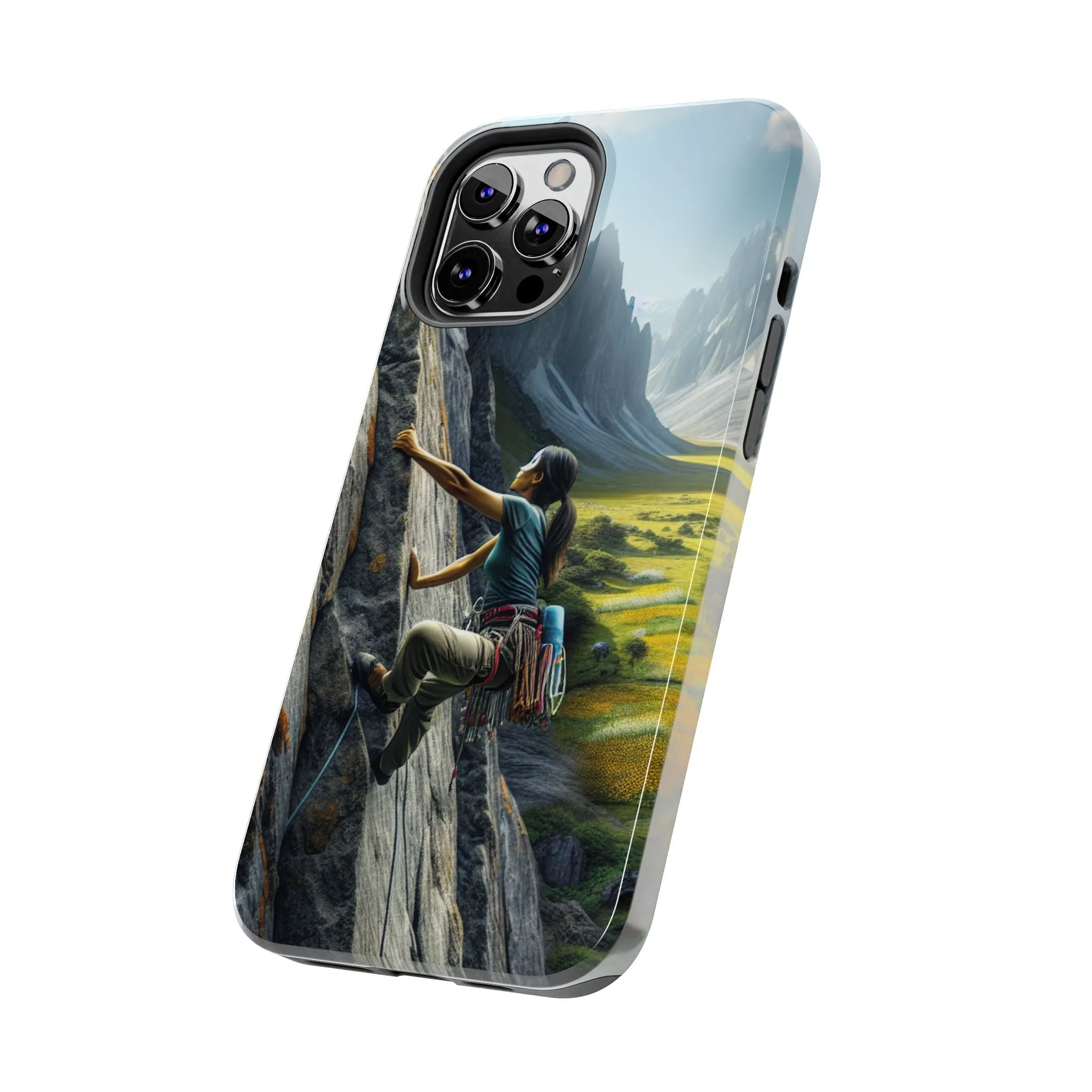 Rock Climbing Elation!  Tough Phone Cases