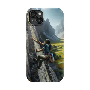 Rock Climbing Elation!  Tough Phone Cases