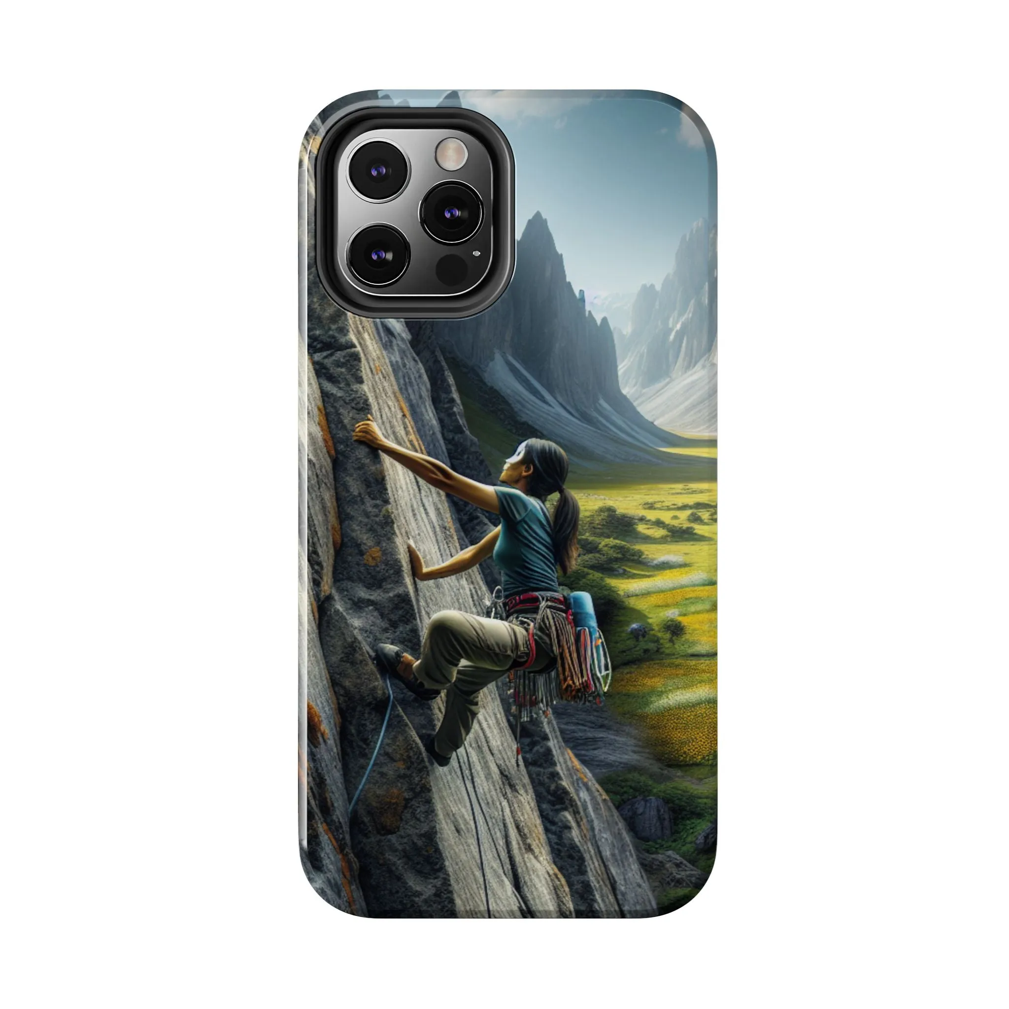 Rock Climbing Elation!  Tough Phone Cases