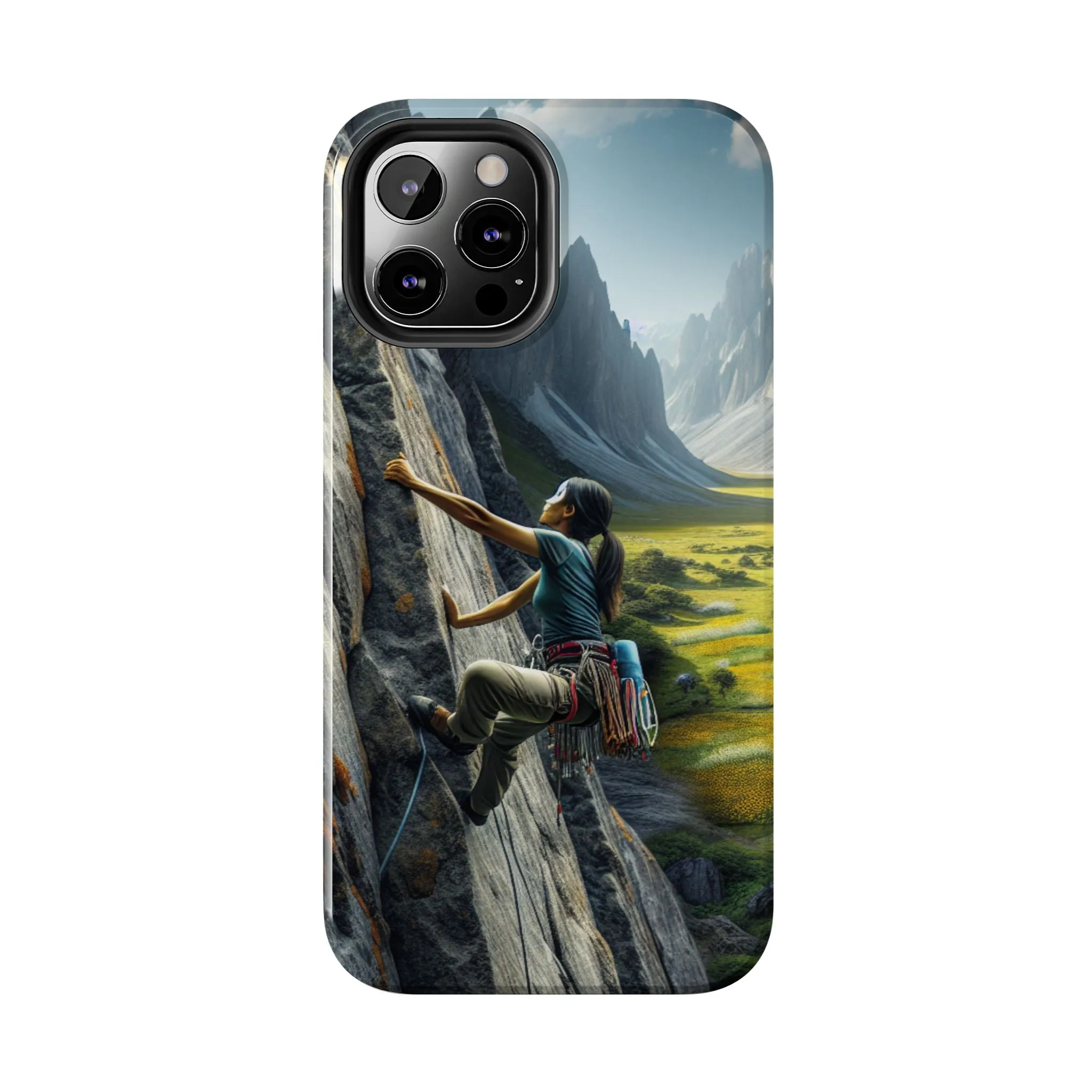 Rock Climbing Elation!  Tough Phone Cases