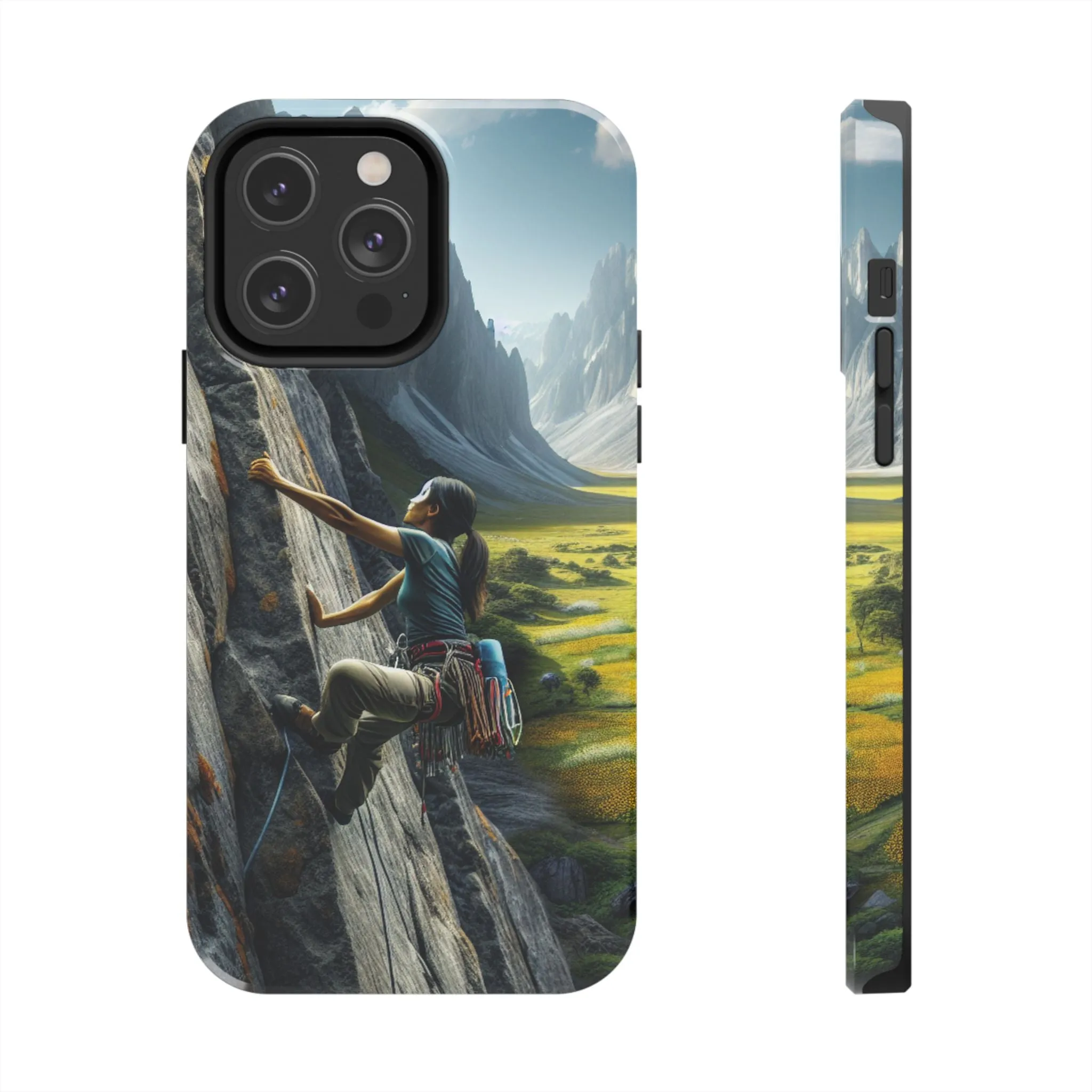 Rock Climbing Elation!  Tough Phone Cases