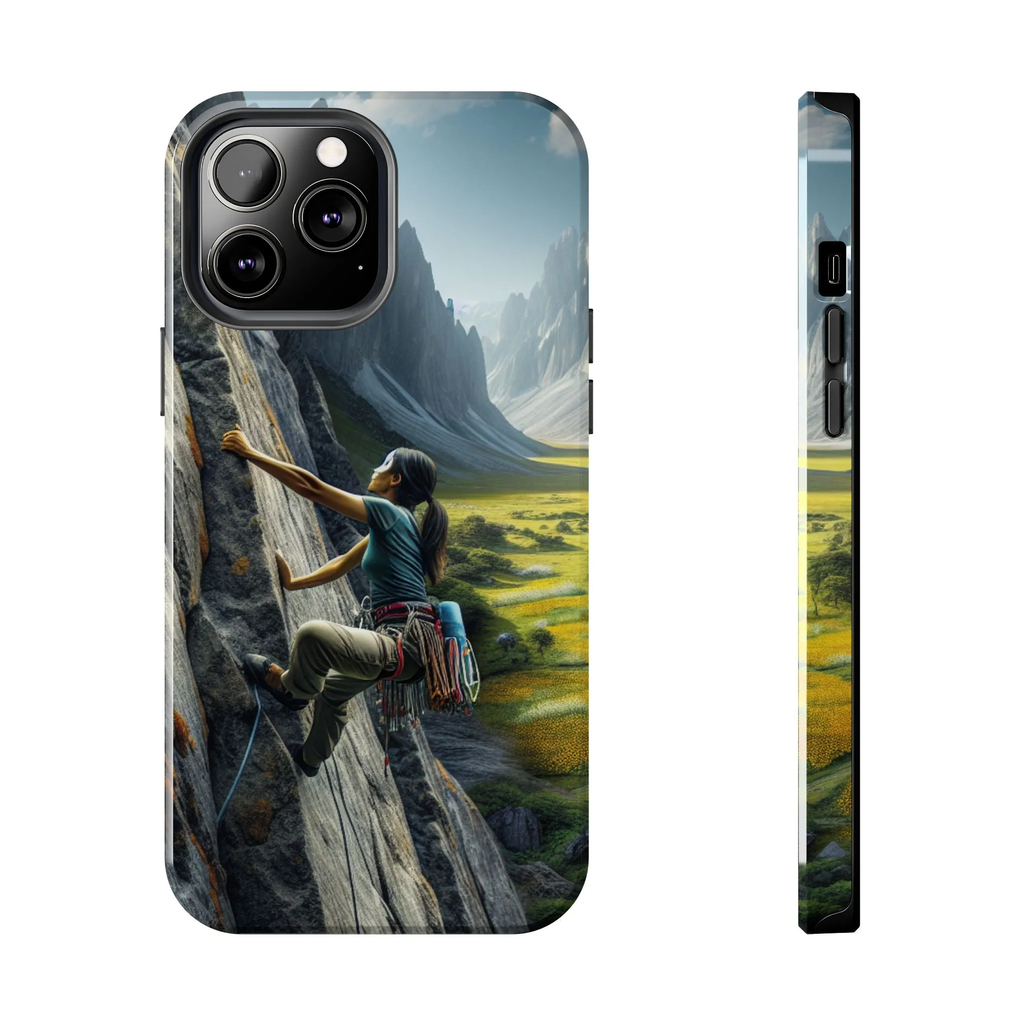 Rock Climbing Elation!  Tough Phone Cases