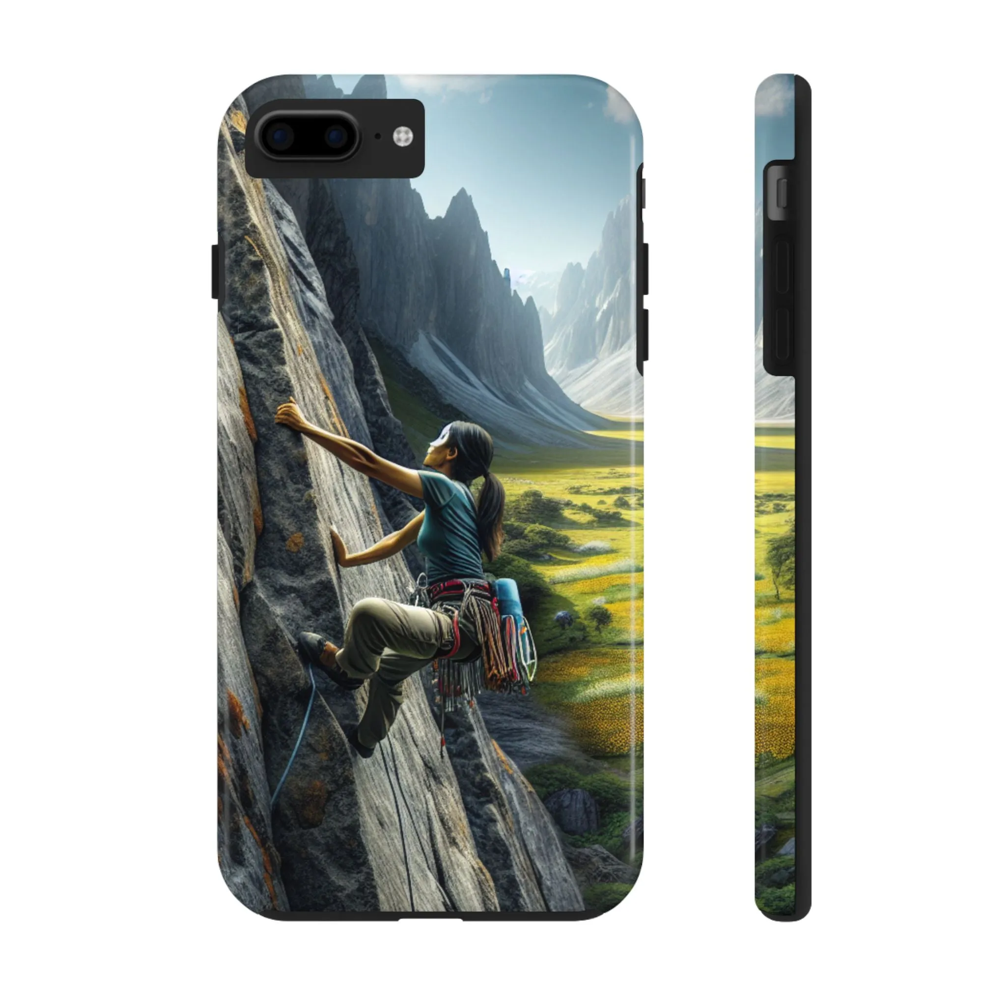 Rock Climbing Elation!  Tough Phone Cases