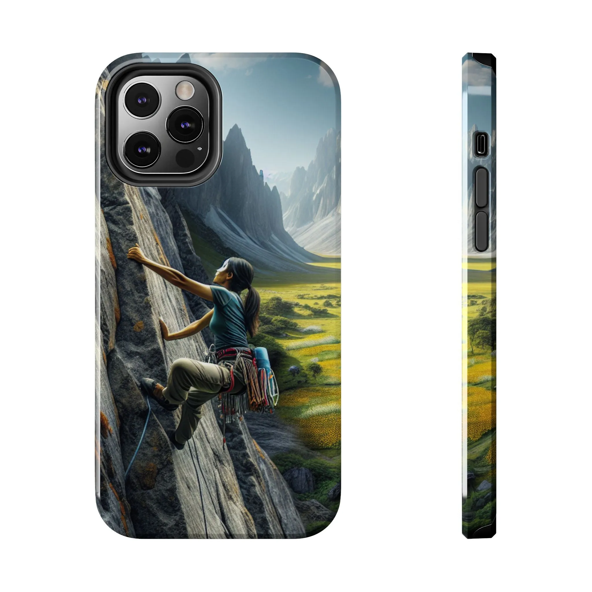 Rock Climbing Elation!  Tough Phone Cases