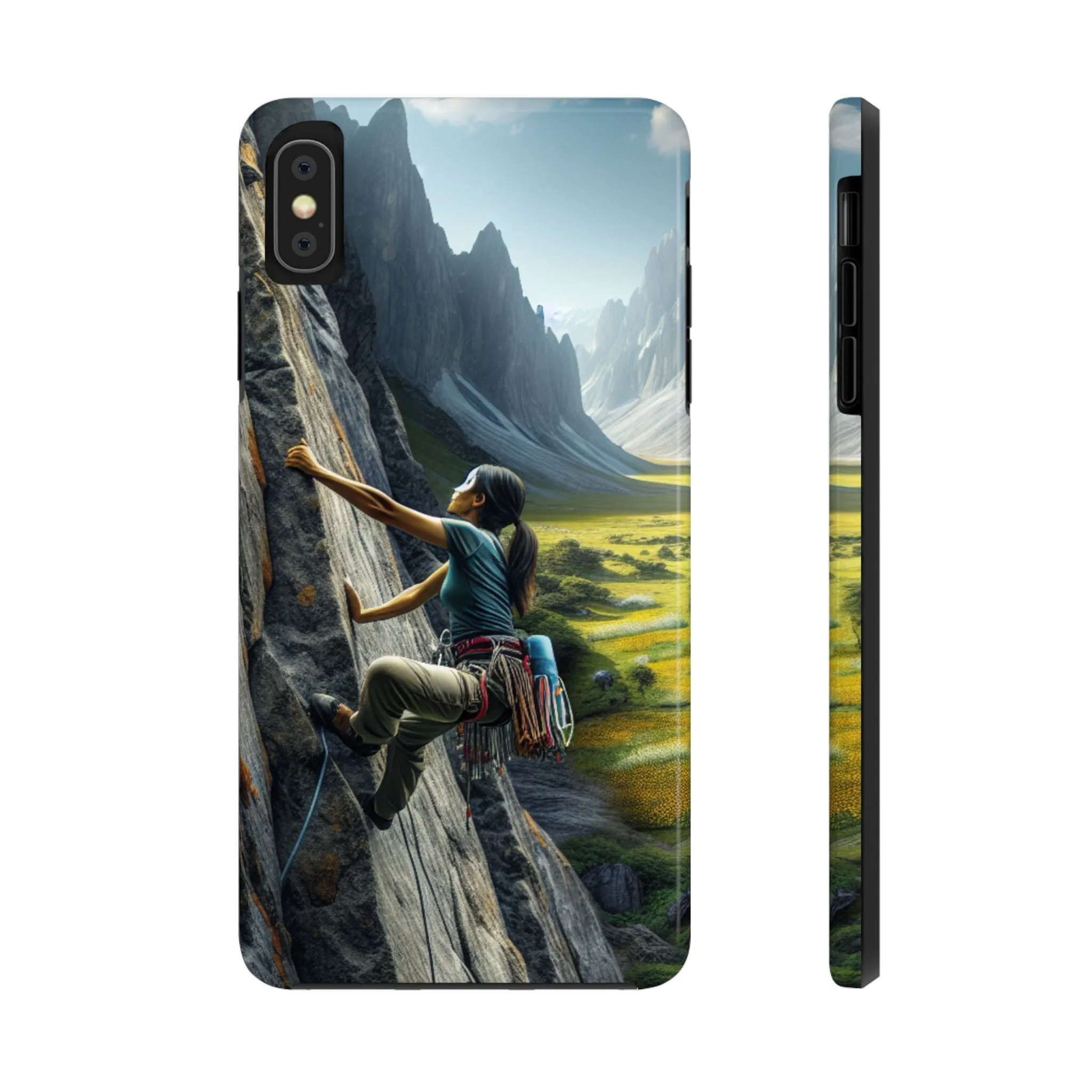 Rock Climbing Elation!  Tough Phone Cases