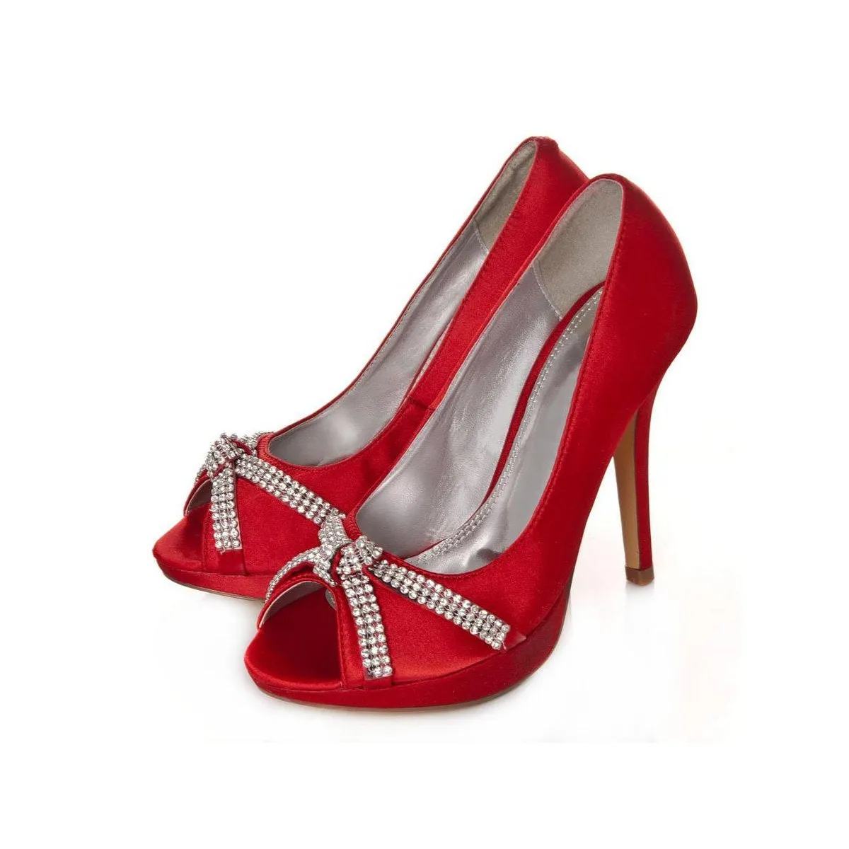 SALLY Peep Toe High Stiletto Heeled Court Shoes