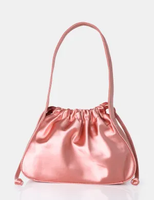 The Ella Peach Satin Grab Bag