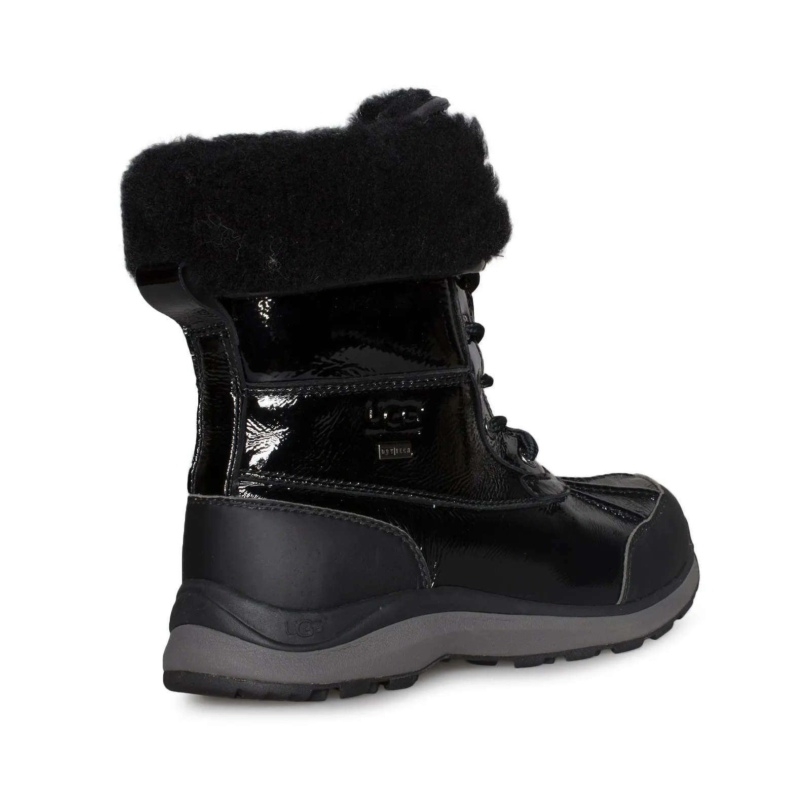 UGG Adirondack III Patent Leather Black Boots - Women's