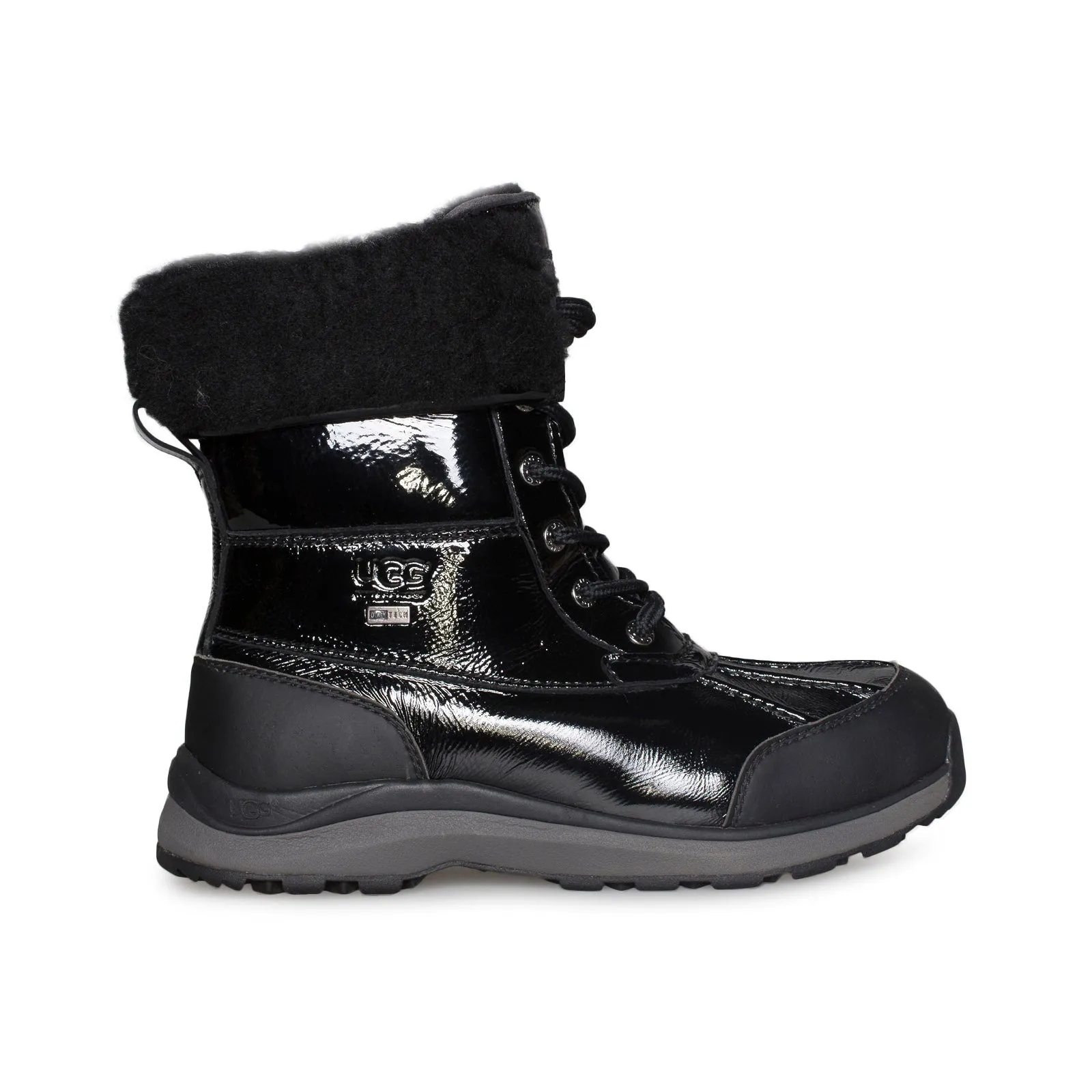 UGG Adirondack III Patent Leather Black Boots - Women's