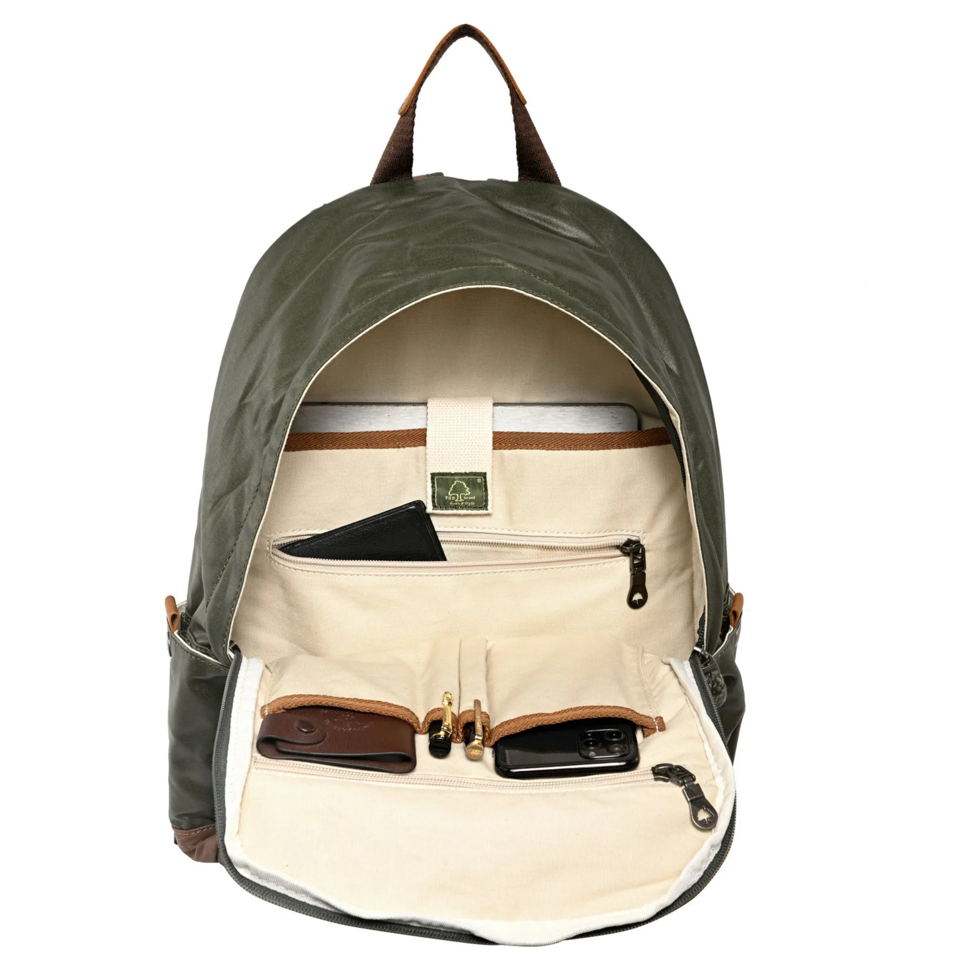 Urban Light Coated Canvas Backpack