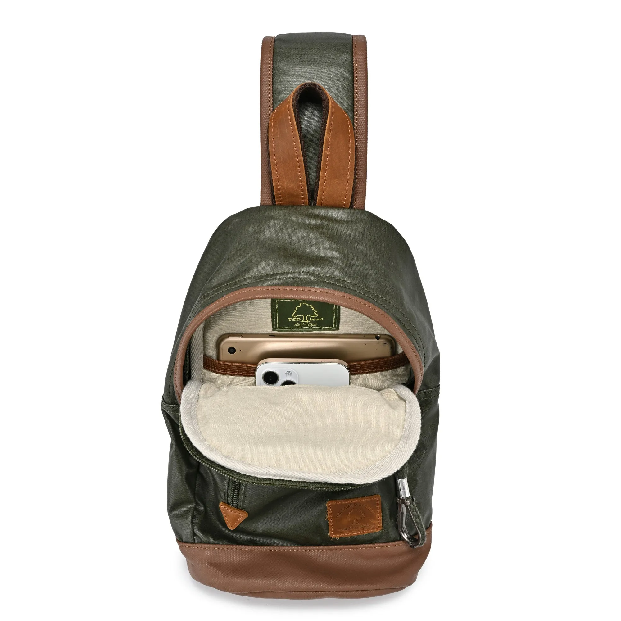 Urban Light Coated Canvas Sling Bag