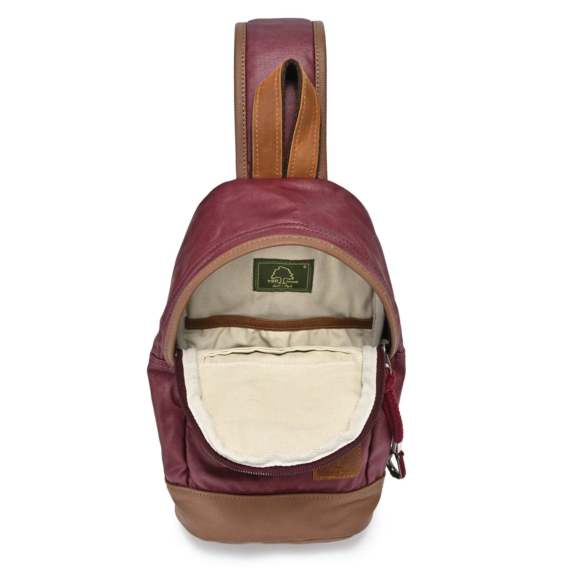 Urban Light Coated Canvas Sling Bag