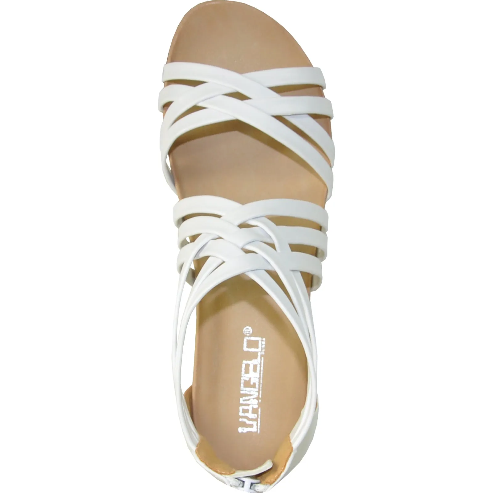 VANGELO Women Sandal FIONA Flat Sandal White