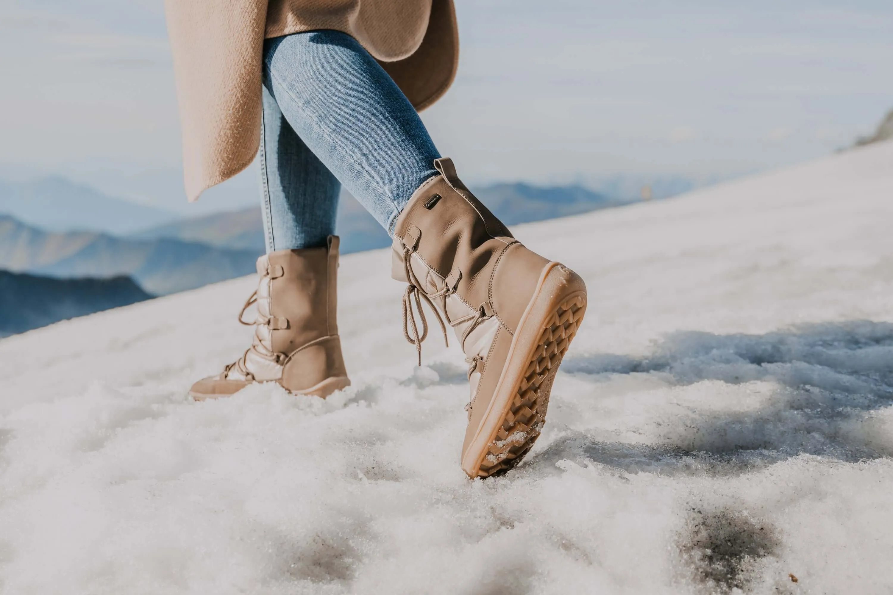 Winter Barefoot Boots Be Lenka Snowfox Woman - Champagne & Brown