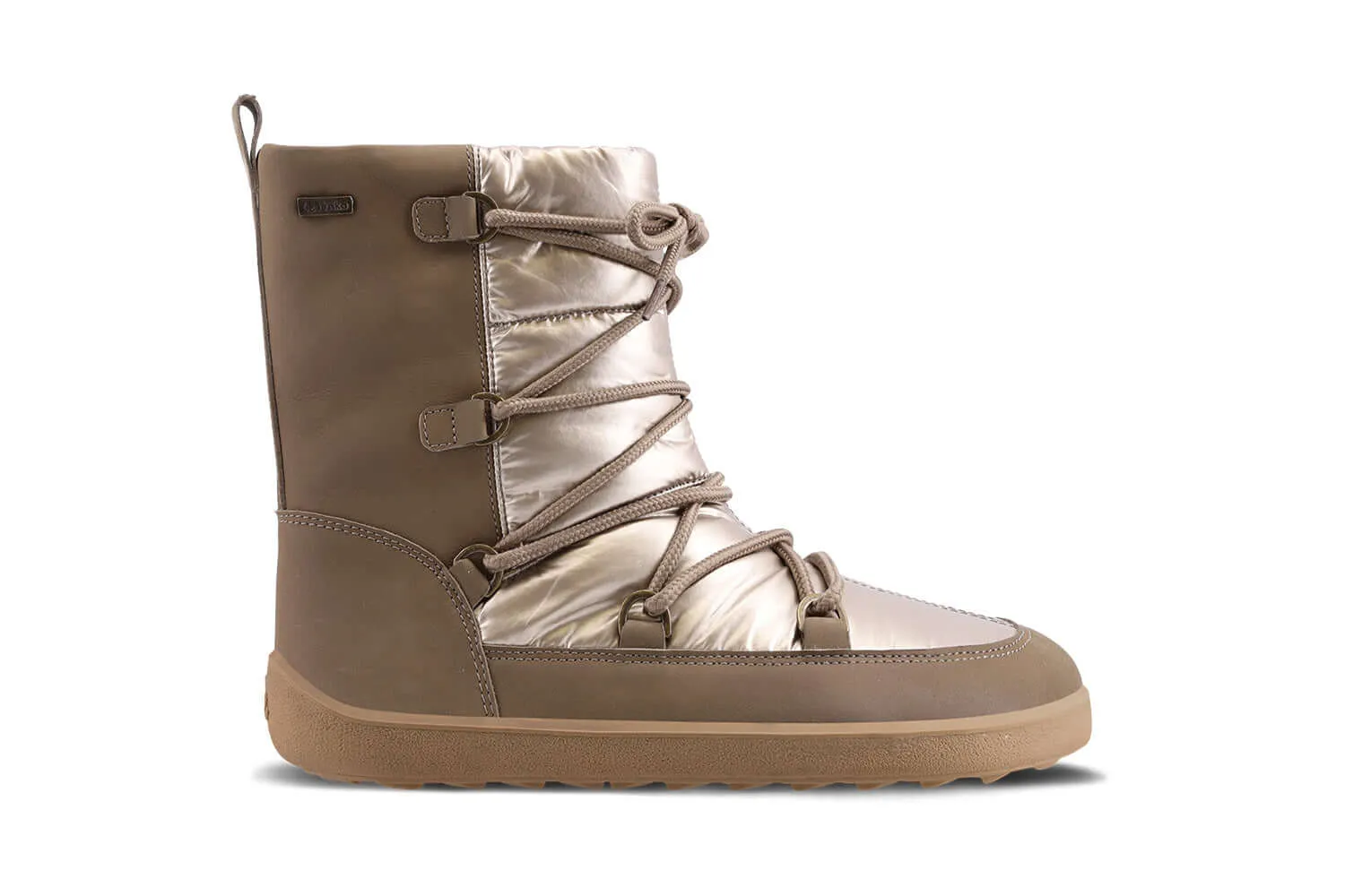 Winter Barefoot Boots Be Lenka Snowfox Woman - Champagne & Brown